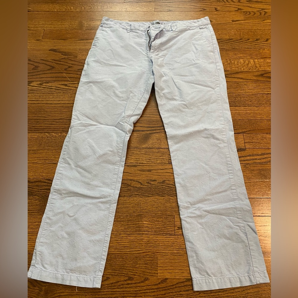 Light blue men’s linen pants